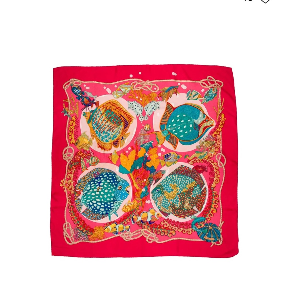 Hermes Grands Fronds Scarf